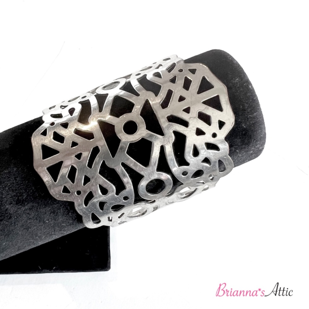 vintage art deco gladiator style cuff bracelet